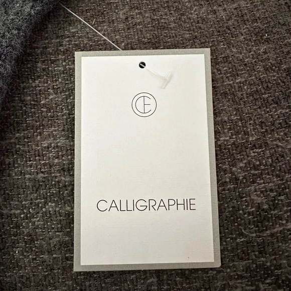 NWT Anthropologie Calligraphie Crew Neck Sweater with Dog Icon Sz XL - Picture 10 of 15